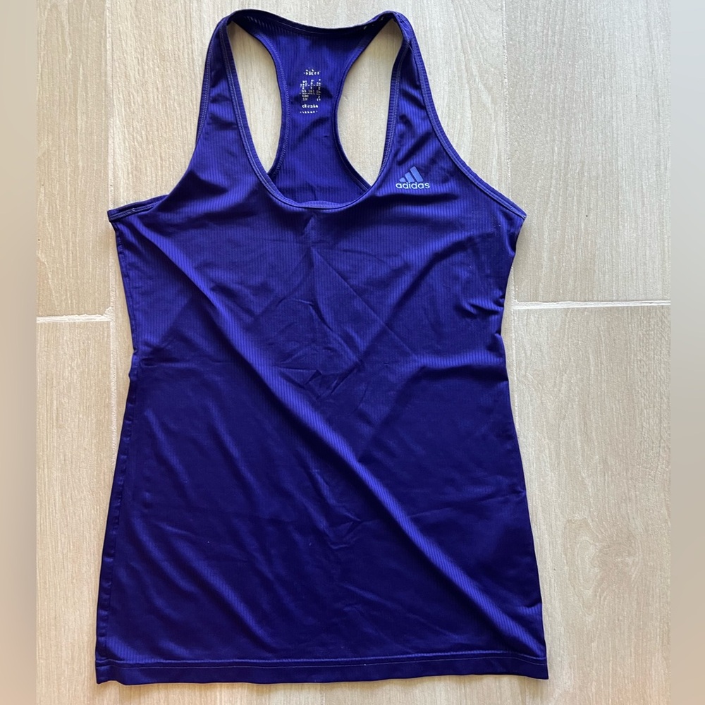Adidas Vibrant Purple Tank Top